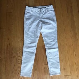 White Denim Skinny Old Navy Jeans size 10